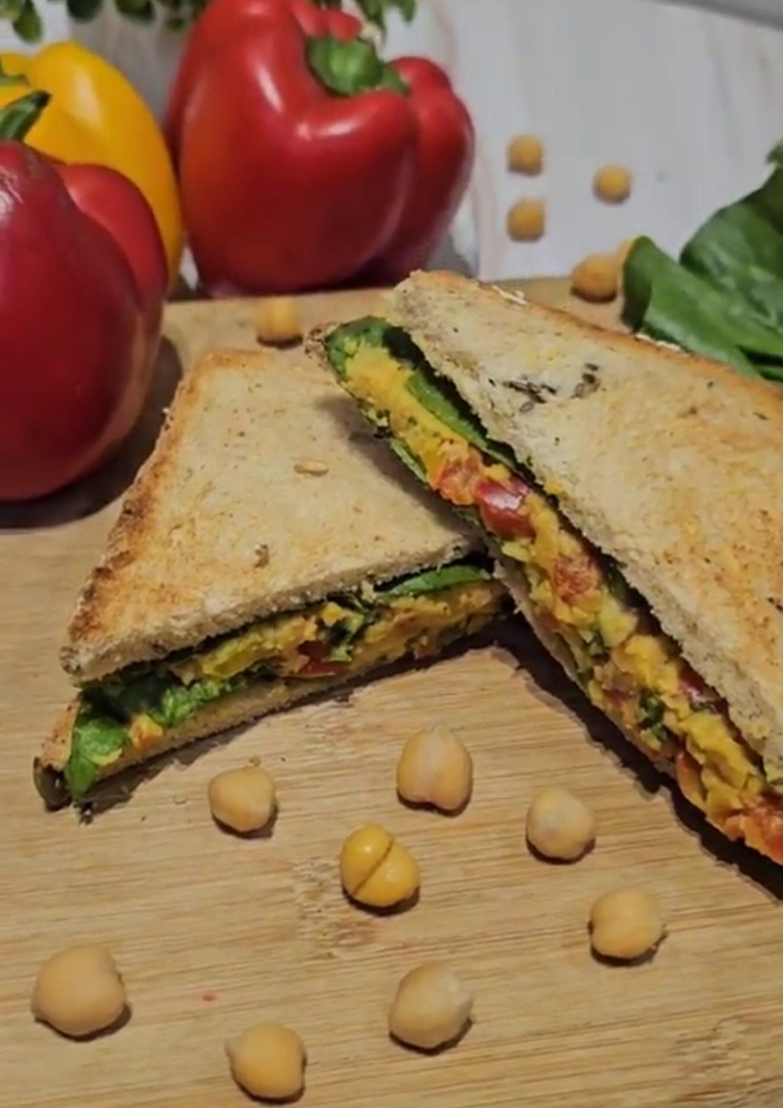 High protein sandwich
